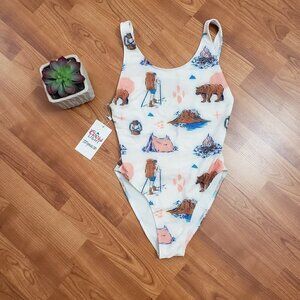 Coors Light Team LTD. One Piece Swimsuit Bathing Suit Size XS New With Tags